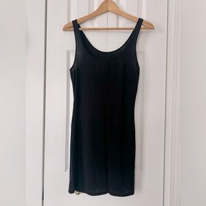 Negative Underwear Whipped black tank slip dress - size S